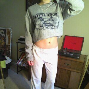 Grey "Surf Style" Crewneck